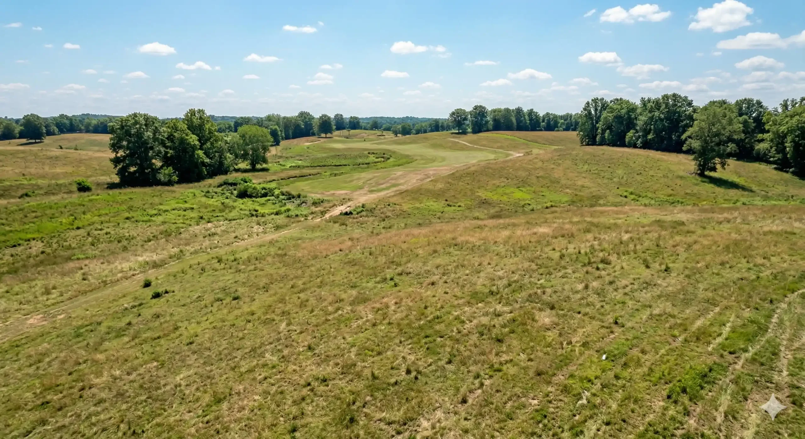 Raw land before golf course construction